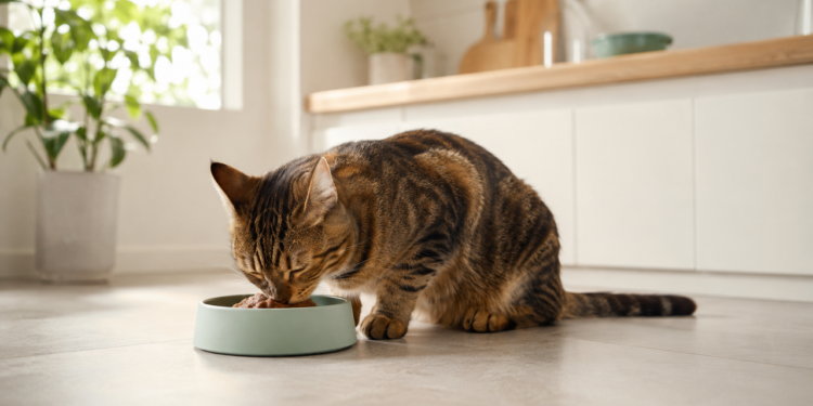 A frequência ideal da ração úmida na dieta dos gatos, segundo especialistas