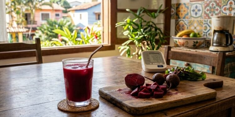 Suco de beterraba pode ajudar a baixar a pressão arterial
