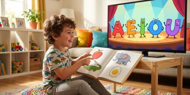 O desenho infantil que pode ajudar crianças a aprender as vogais de forma mais leve