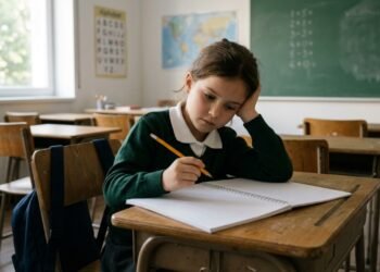 Os sinais de que a criança não está só “distraída” e pode estar pedindo ajuda de outro jeito na escola