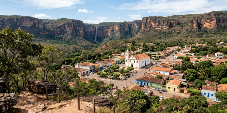 O paraíso místico a apenas 65 km de Cuiabá fascina com imensos paredões de arenito, grutas raras e pinturas rupestres milenares