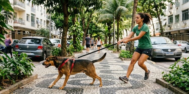 Cachorro puxando a guia no passeio: entenda as causas e como ter uma caminhada tranquila