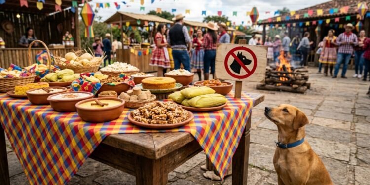 A guloseima de festa junina que pode parecer carinho mas vira problema para cães e gatos