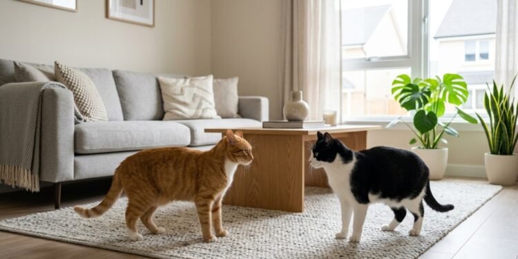 O motivo pelo qual alguns gatos começam a brigar dentro de casa mesmo sem se machucar