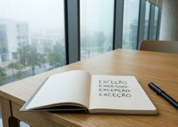Escrever exceção