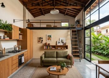 Quanto custa transformar uma garagem ampla em uma casa compacta e elegante para um adulto morar sozinho