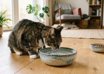 Sem fonte nem torneira, o truque barato que estimula gatos a beber mais água