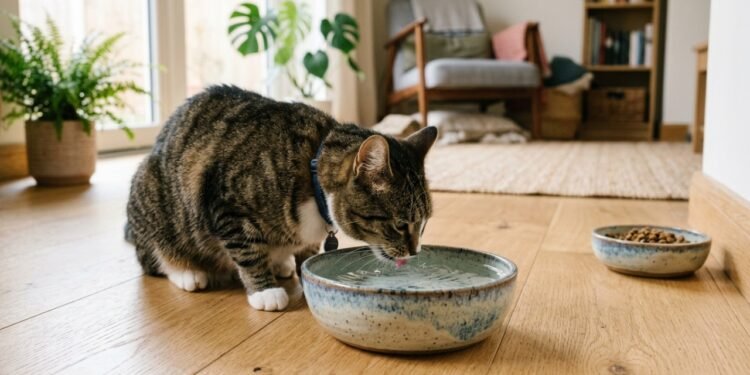 Sem fonte nem torneira, o truque barato que estimula gatos a beber mais água