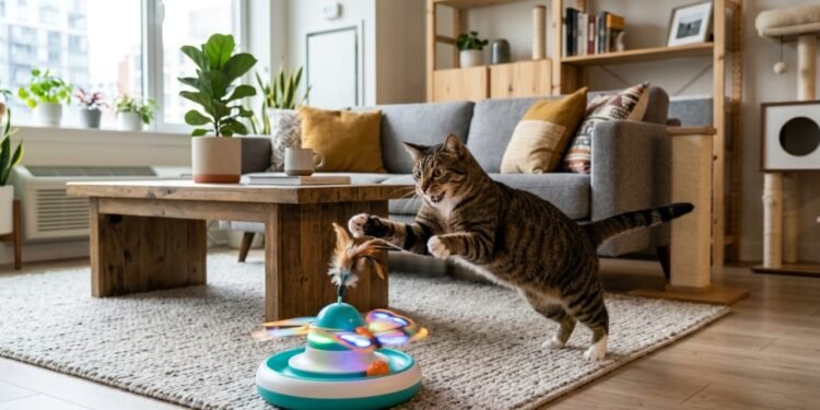 5 produtos para o seu gato gastar energia e ficar menos entediado em casa