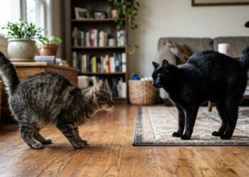 Gato dominante: como perceber os sinais antes das brigas começarem