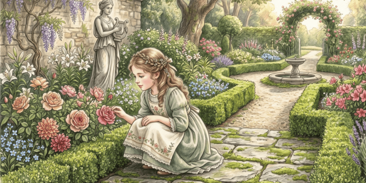 Nomes de meninas inspirados em jardins clássicos que soam delicados e diferentes ao mesmo tempo