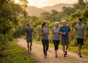 Pessoas que começam pela caminhada tendem a sustentar a rotina de exercícios por mais tempo e a evoluir com menos frustração