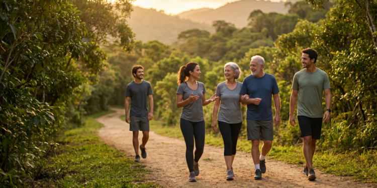Pessoas que começam pela caminhada tendem a sustentar a rotina de exercícios por mais tempo e a evoluir com menos frustração