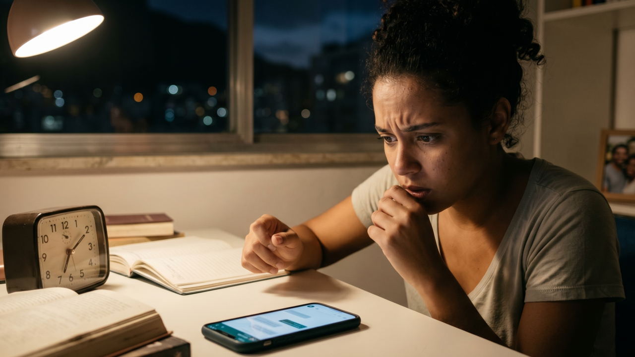 Pessoas que demoram para responder mensagens e não aparecem o tempo todo online não são frias, elas podem ter aprendido a não transformar toda ausência em ameaça