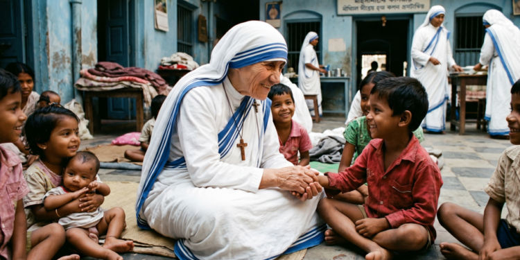 Frase do dia de Santa Teresa de Calcutá, “Ontem já se foi, amanhã ainda não veio. Temos somente hoje, comecemos”