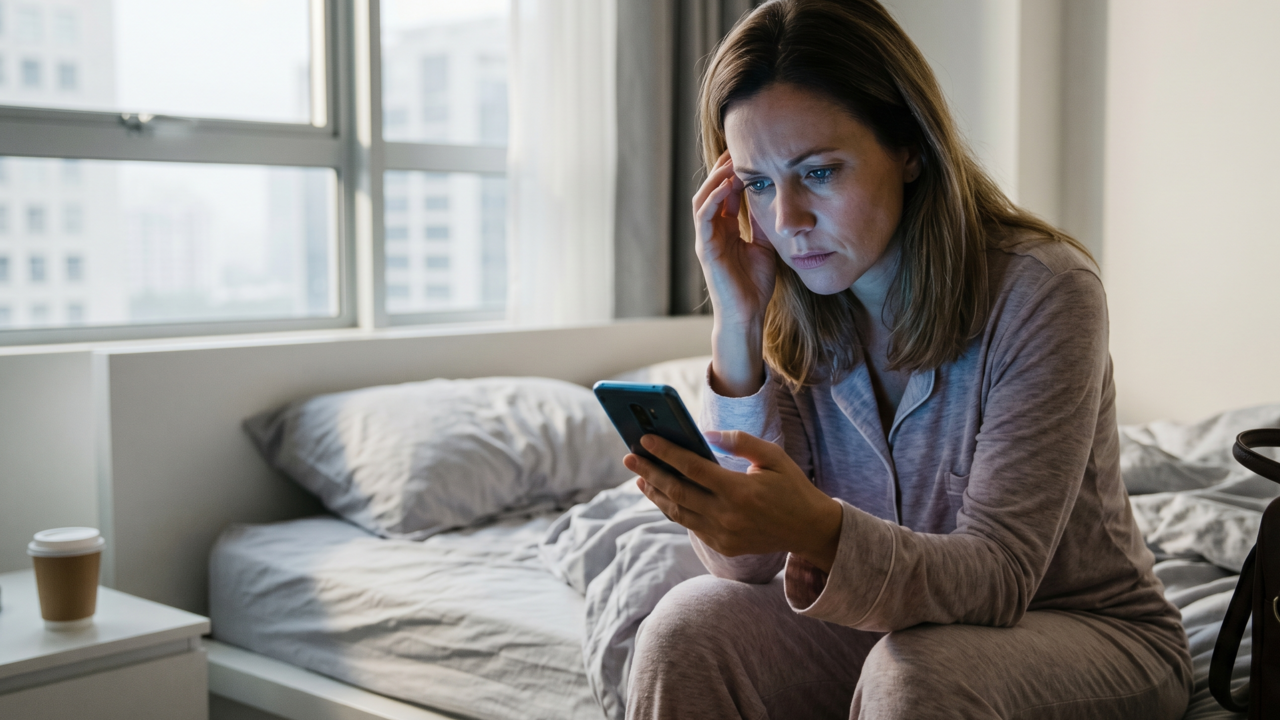 As pessoas que checam o telefone cinco minutos depois de acordar estão treinando o cérebro para começar todos os dias no modo de reação — e isso está custando mais caro do que imaginam