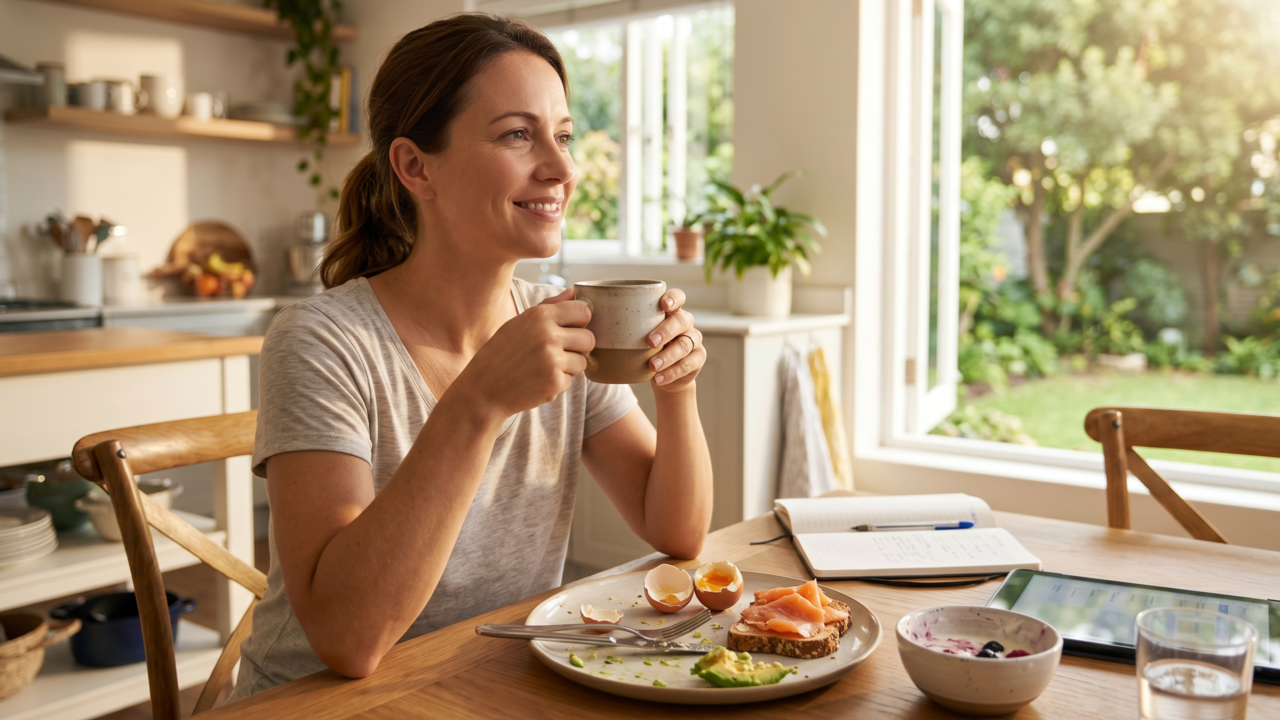 Comer mais proteína no café da manhã ajuda muito a reduzir a fome ao longo do dia, mas esse efeito fica mais perceptível quando o hábito se mantém por 7 manhãs seguidas