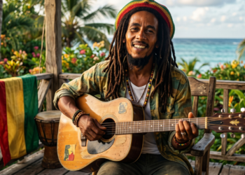 Frase do dia de Bob Marley, ícone do reggae jamaicano: “Ame a vida que você vive. Viva a vida que você ama”