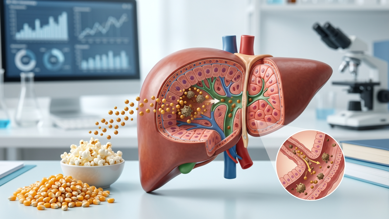 Hepatologista explica o efeito da pipoca no fígado e na saúde cardiovascular