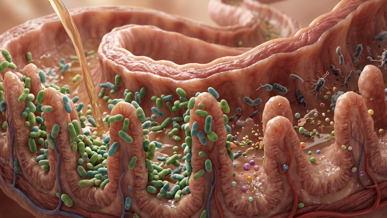 O que a água com vinagre de maçã em jejum faz no intestino e na glicose