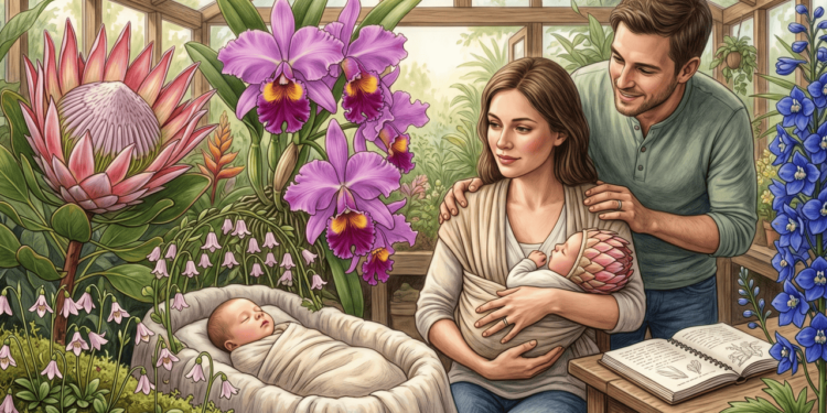 Principais nomes de bebês inspirados em flores raras que os pais estão descobrindo agora