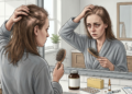 Queda de cabelo persistente não é apenas estresse; pode ser sinal de ferritina baixa, alteração na tireoide ou deficiência de vitamina B12