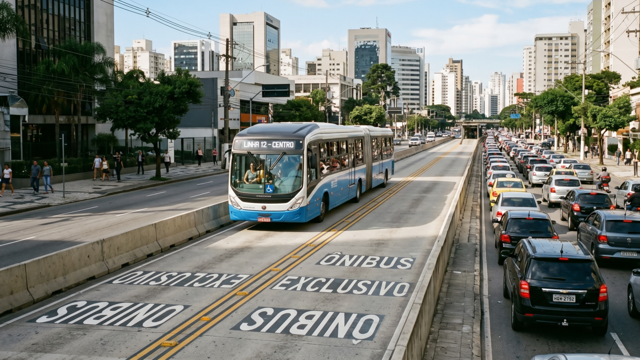 O que significa a linha única dos ônibus articulados