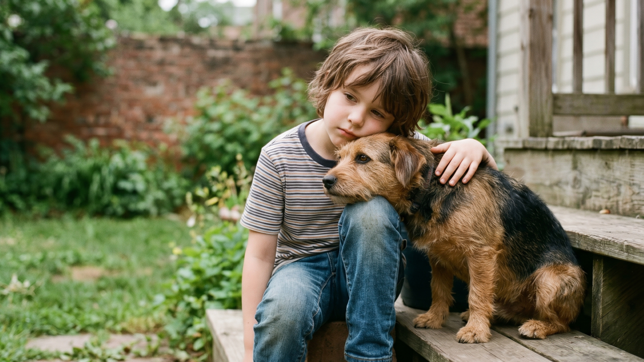 Pesquisas sugerem que crianças que crescem com cães em casa podem desenvolver mais sinais de empatia no convívio diário