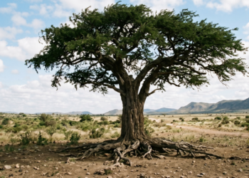 Provérbio africano do dia: "A árvore que conhece suas raízes não teme a força do vento que tenta dobrar seus galhos"