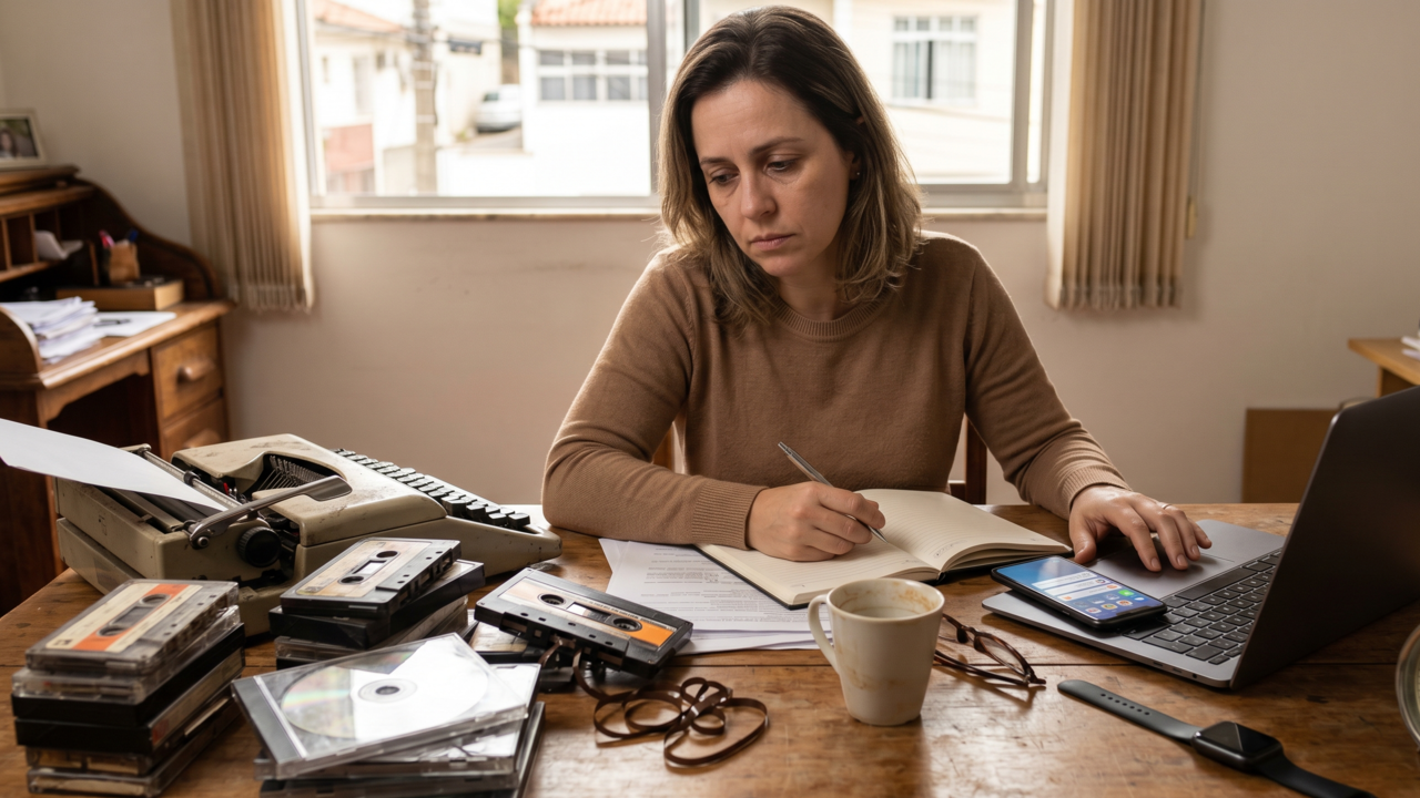 A psicologia afirma que a geração criada entre fita cassete e streaming não ficou mais adaptável por talento natural, mas porque teve de trocar de linguagem várias vezes para continuar pertencendo