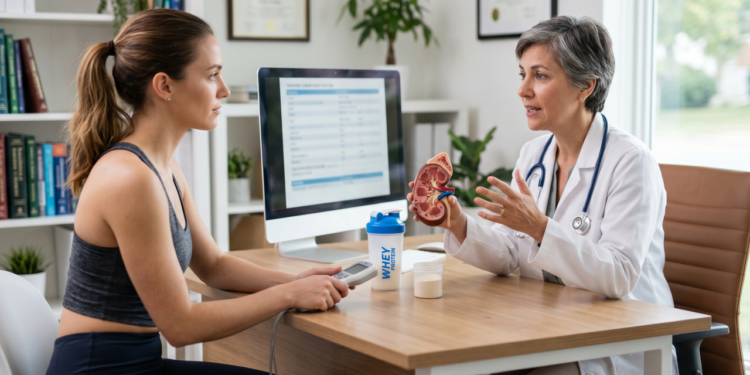 Endocrinologista explica o efeito do whey protein nos rins e na composição corporal