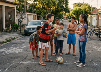A psicologia diz que muita gente que cresceu brincando na rua não se tornou socialmente forte por extroversão, mas porque precisou aprender a negociar conflitos sem mediação o tempo todo