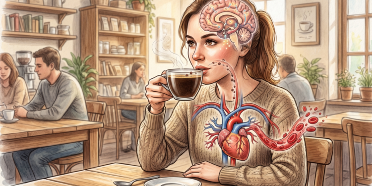 O que o consumo de café faz no cérebro e na saúde do coração
