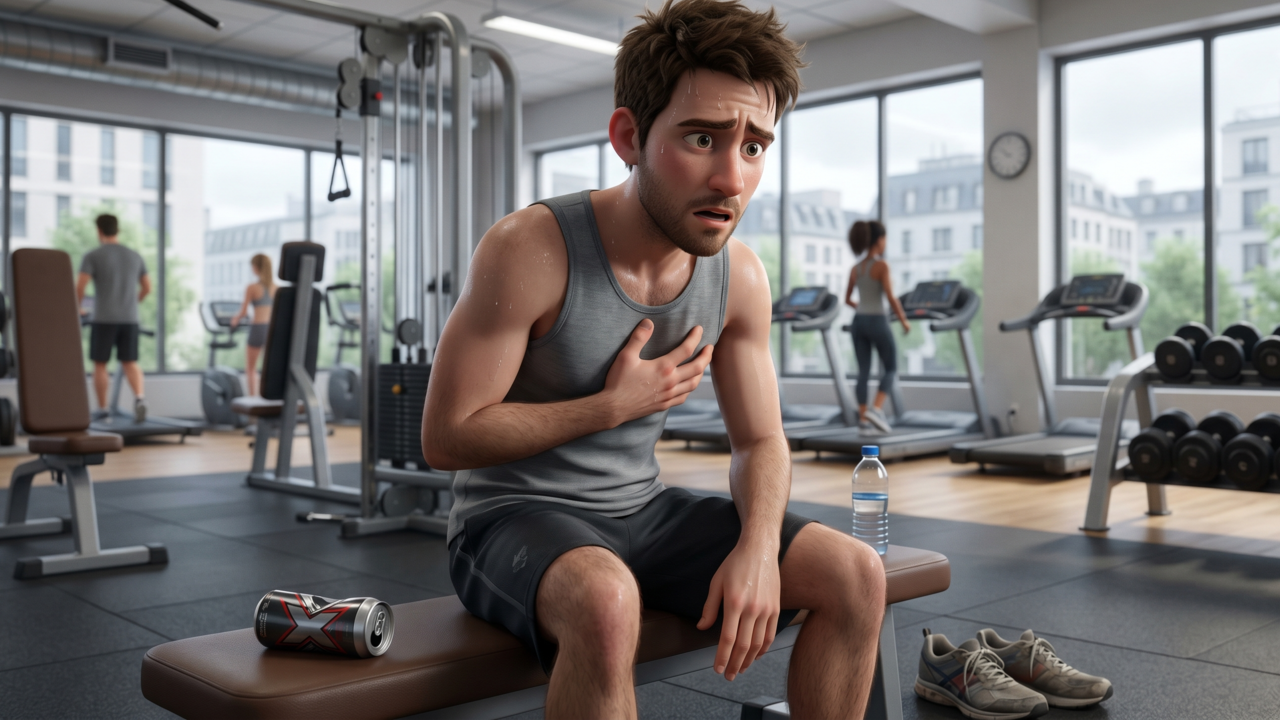 O que o Red Bull faz na saúde cardiovascular e fígado