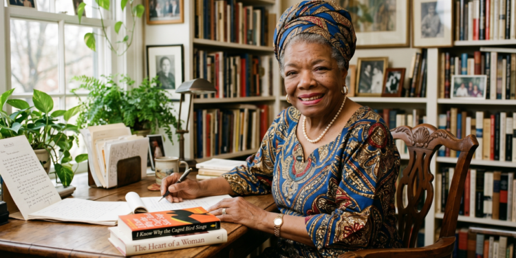 Frase do dia de Maya Angelou: "Tente ser um arco-íris na nuvem de alguém."