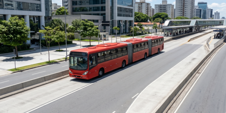 O que significa a linha única dos ônibus articulados