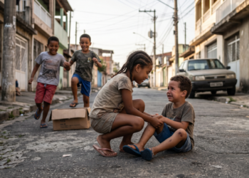 A psicologia afirma que crianças que brincavam na rua, sem regras estruturadas, estavam construindo o que hoje é conhecido como resiliência emocional