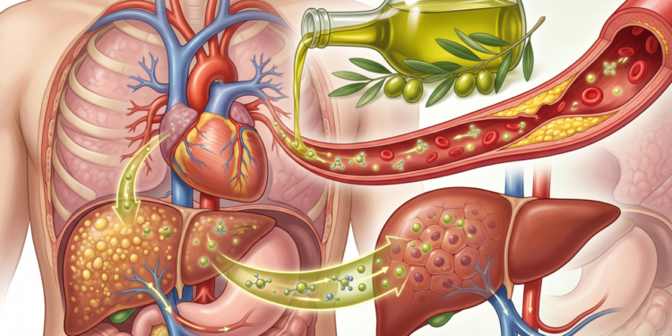 Estudo mostra o que o azeite de oliva faz no fígado e na saúde cardiovascular
