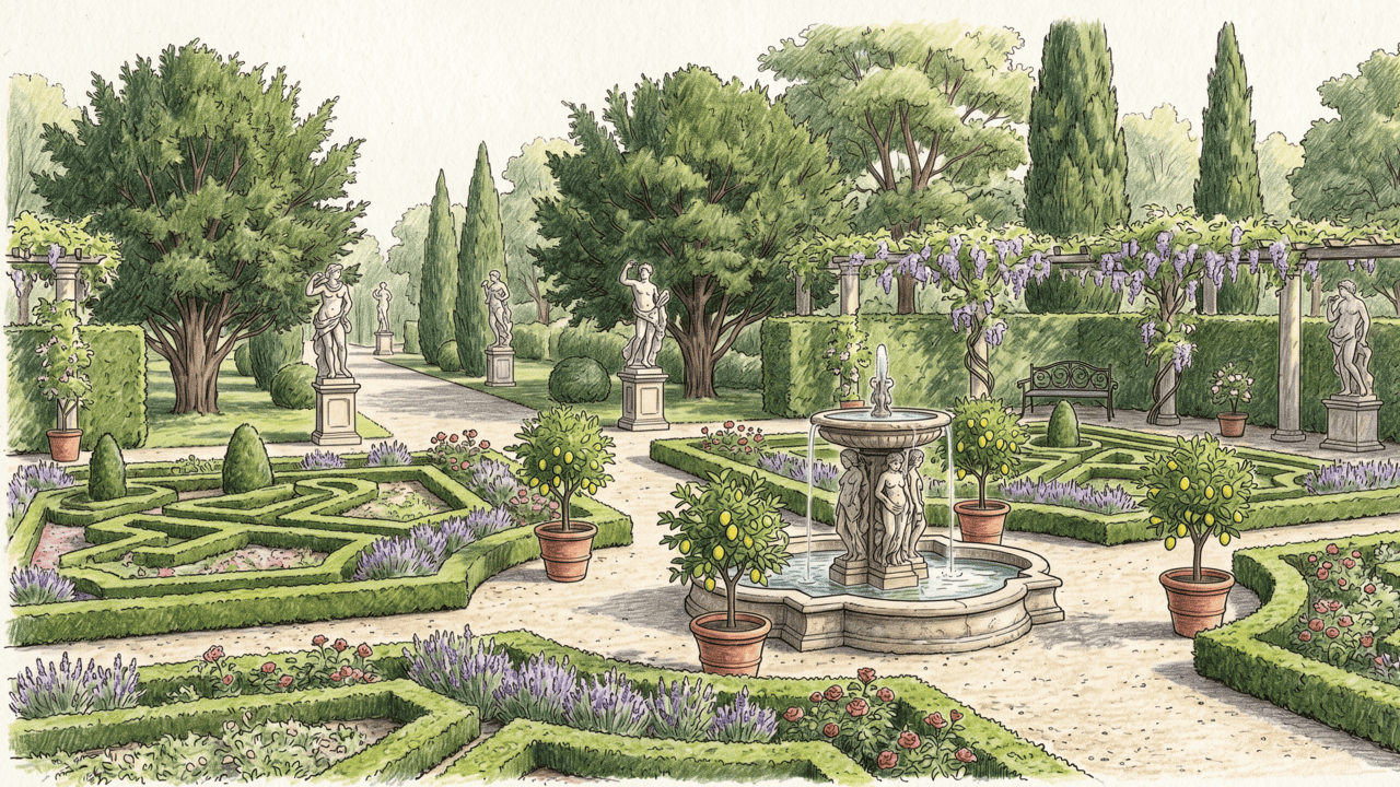 Nomes de meninas inspirados em jardins clássicos que soam delicados e diferentes ao mesmo tempo