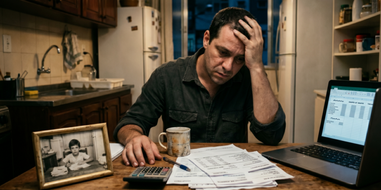 Muitos adultos que cresceram vendo seus pais lutarem com dinheiro têm um baixo medo de se esgotar por décadas após o ponto em que a matemática faz sentido, finalmente percebendo que não estão orçando para o futuro, mas acalmando a criança que viu a escassez se desenrolar na mesa da cozinha