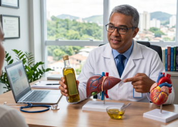Hepatologista explica o efeito do azeite no fígado e na saúde cardiovascular