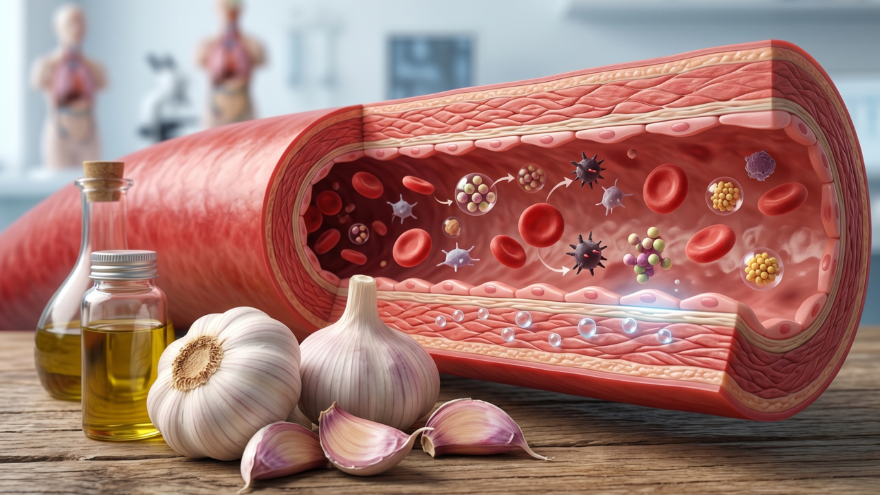 O que o consumo de alho faz no fígado e na saúde cardiovascular