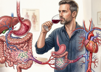 O que o vinho tinto faz no intestino e na saúde cardiovascular?