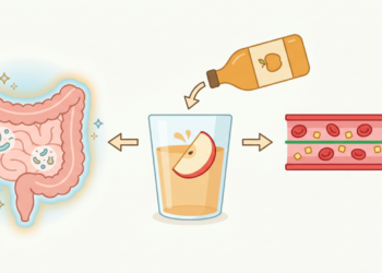 O que a água com vinagre de maçã em jejum faz no intestino e na glicose