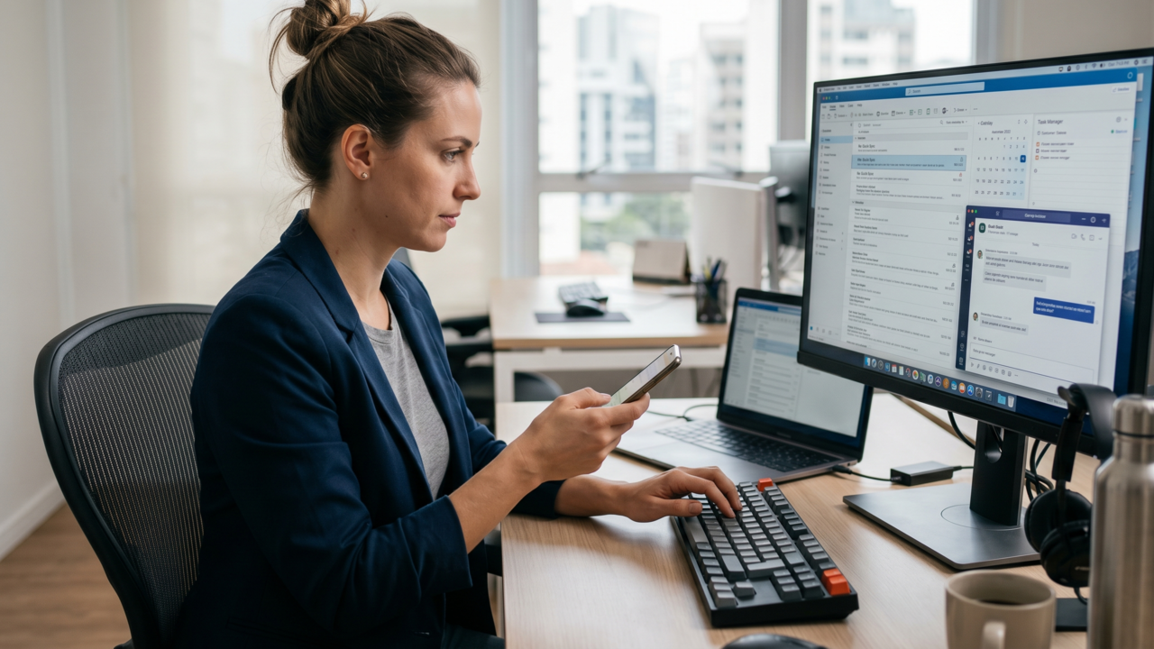 A pessoa que envia mensagens de volta instantaneamente, mas leva semanas para responder quando a mensagem é emocional, nem sempre é inconsistente. Ela pode ter disponibilidade automatizada para todos os outros e um portão manual para si mesma
