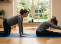 Se suas costas travam depois de muito tempo sentado, estes dois movimentos de pilates podem ajudar a soltar a coluna