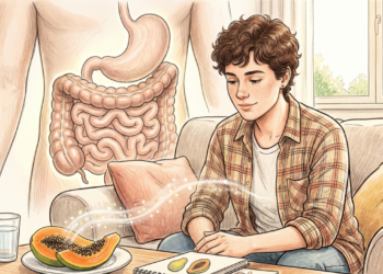 É isso que o mamão em jejum faz no intestino e na barriga inchada