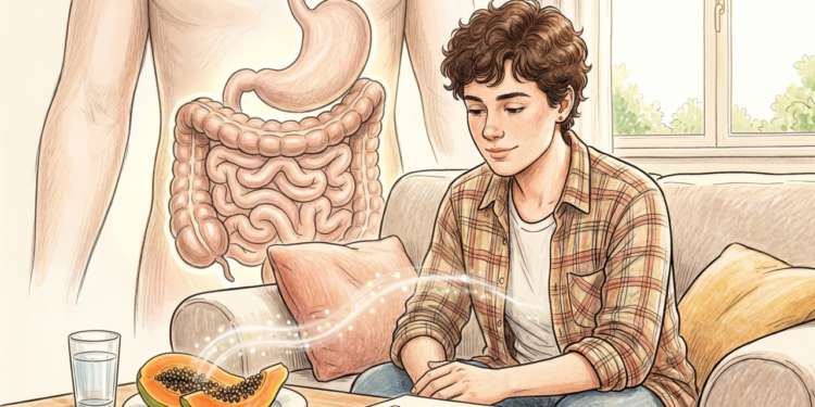 É isso que o mamão em jejum faz no intestino e na barriga inchada