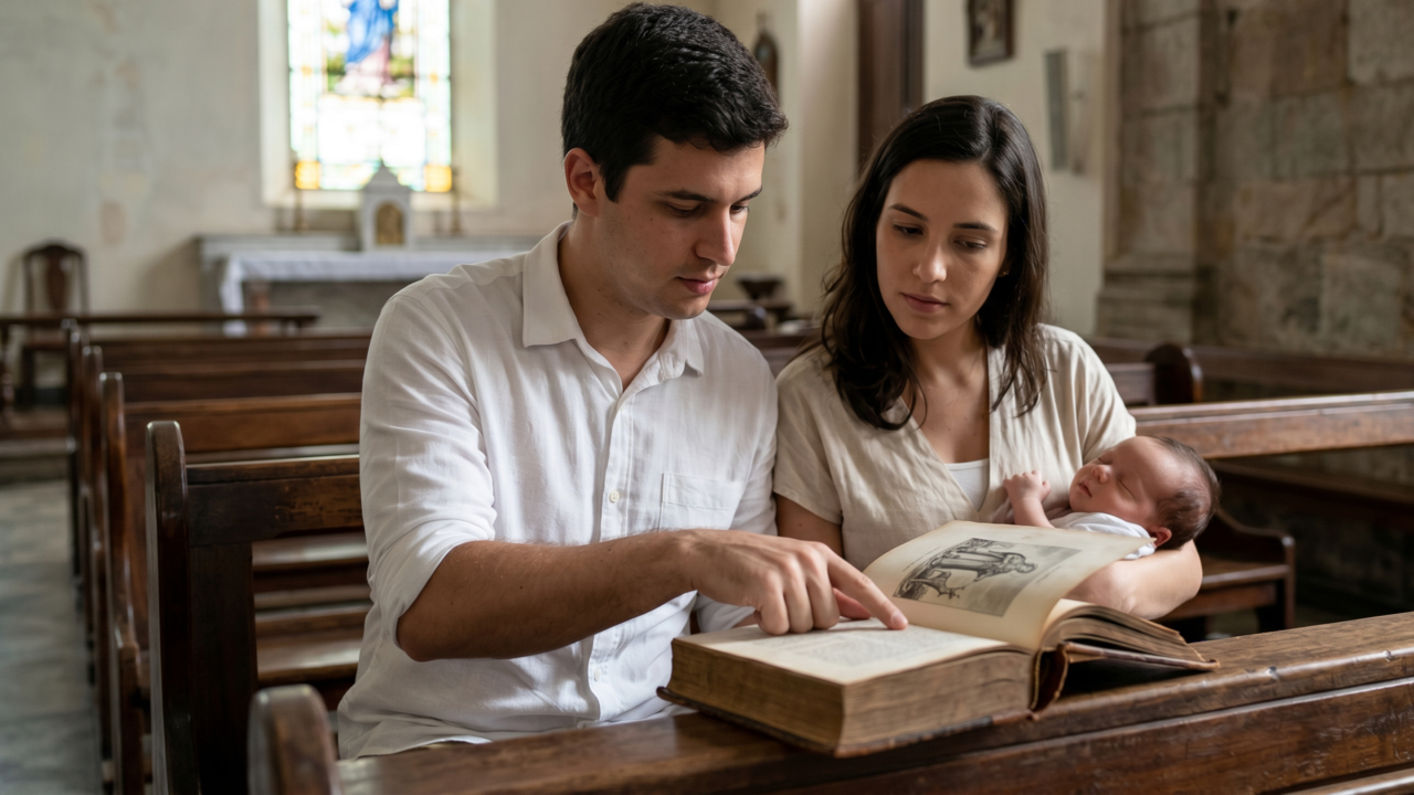Nomes de santos raros e lindos para bebês católicos que vão nascer em 2026