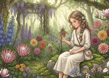 Nomes de meninas inspirados em flores raras que evocam doçura e originalidade